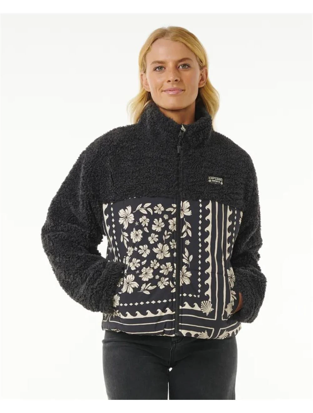 That is a Winterjacke Rip Curl Soleil Puffer Jacket Black