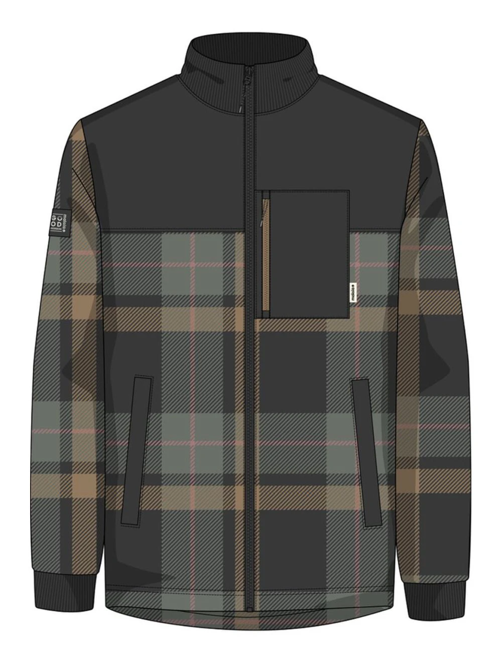 That is a Adventure Wool Jacket Maloja CalisioM. deep black multi