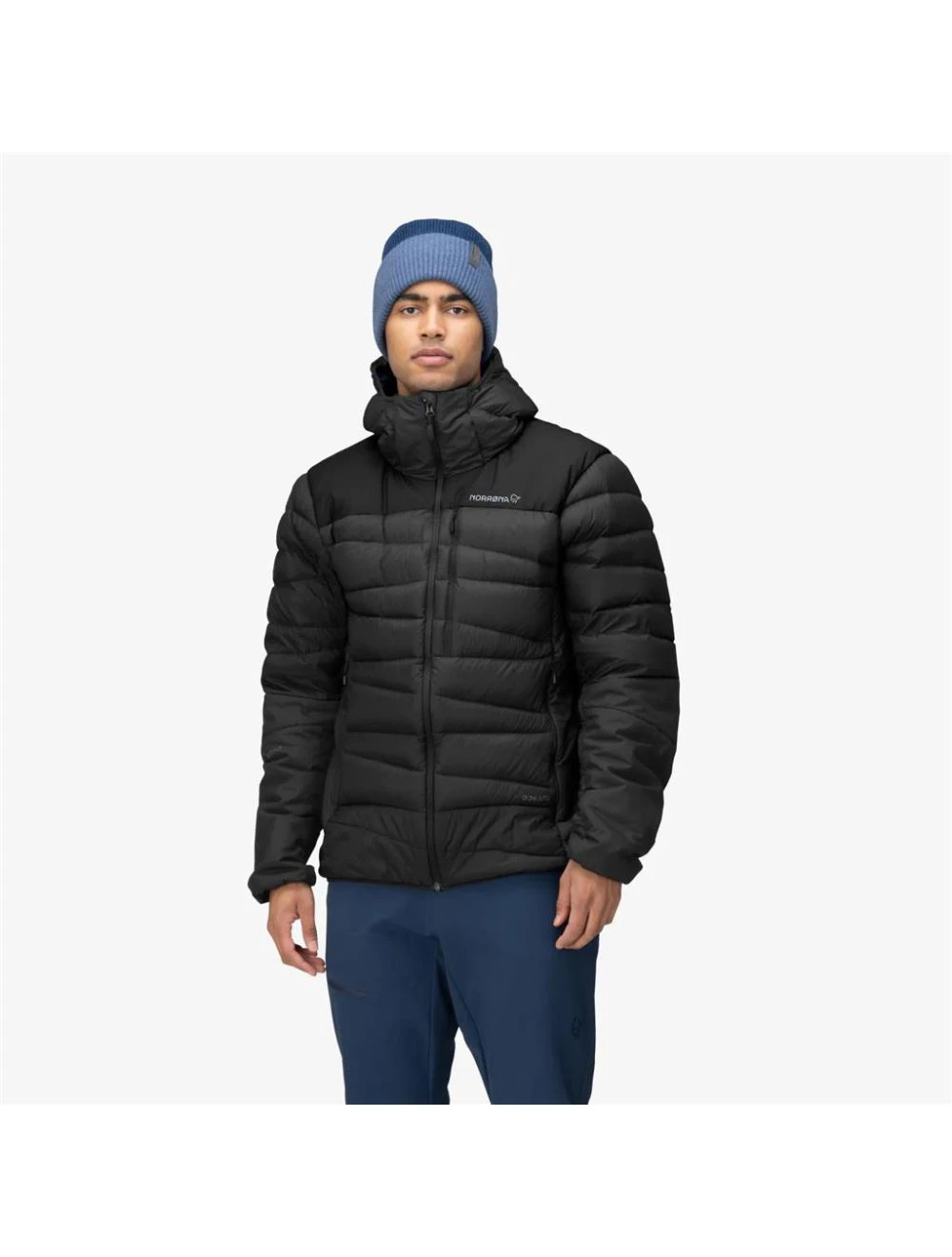 That is a Midlayer; Downjacket Norrona falketind down750 Hood caviar