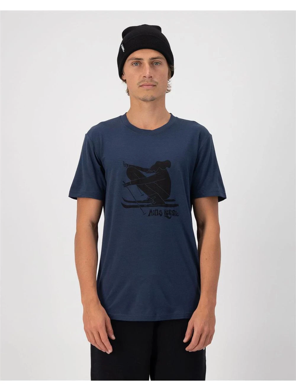 That is a Merino Shirt Mons Royale Mens Icon T-Shirt midnight