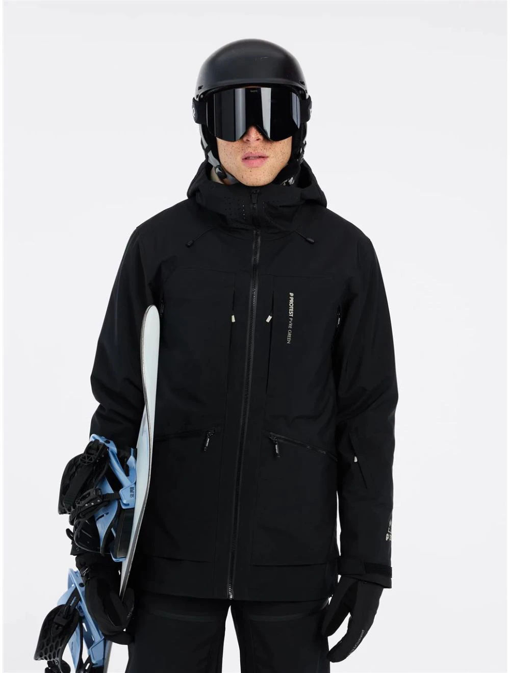That is a Snowboard Jacket; Ski Jacket; Protest PRTDuty 3-in-1 3L Skijacke True Black