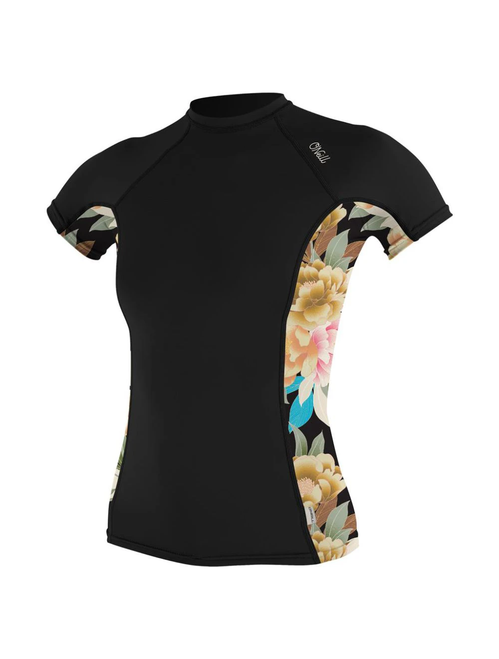 O'Neill Wms Side Print S/S Rash Guard