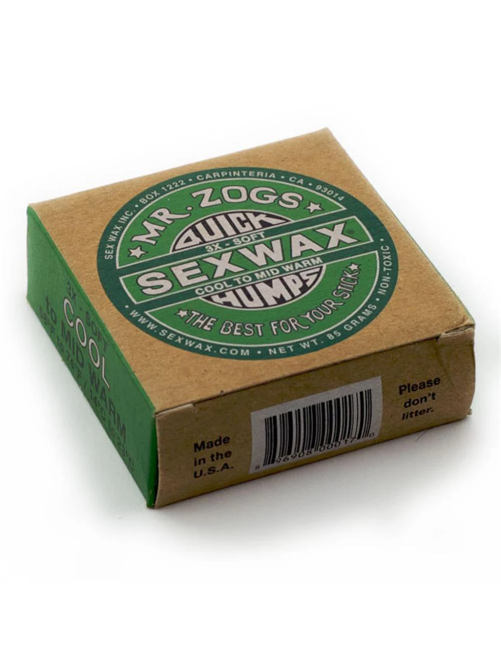 Sex Wax Quik Humps green/soft Eco Box