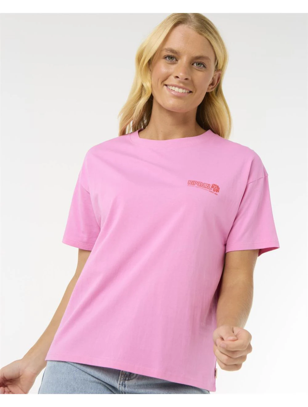 That is a Shirt Rip Curl Ocean Tech Relaxed Tee pink
