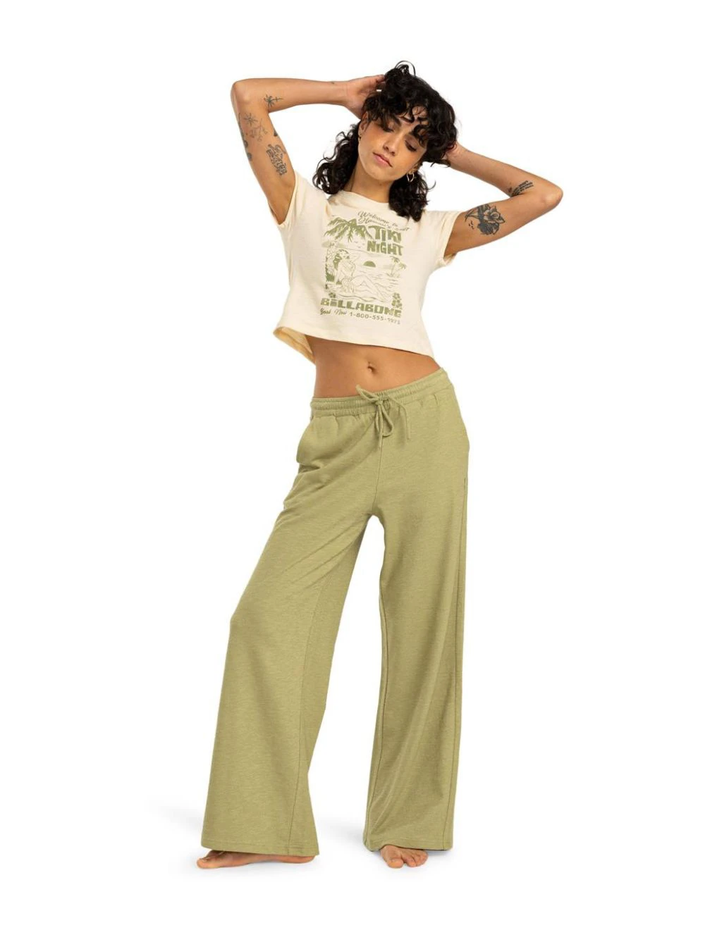 That is a Top; Shirt Billabong Baby Tee (WCP) Whitecap