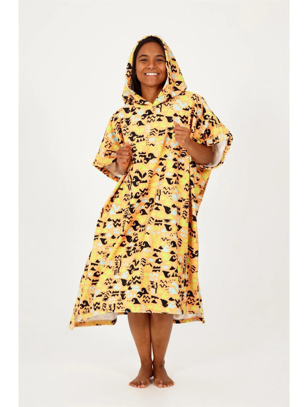 That is a Poncho; Towel After Essentials Stamps tangerine