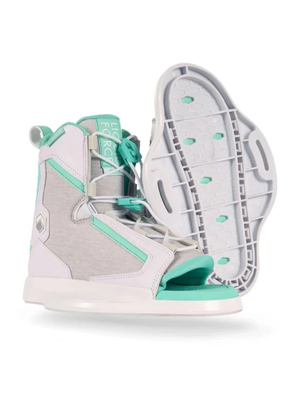 That is a Wakeboard SET Prices Liquidforce Plush Bindung