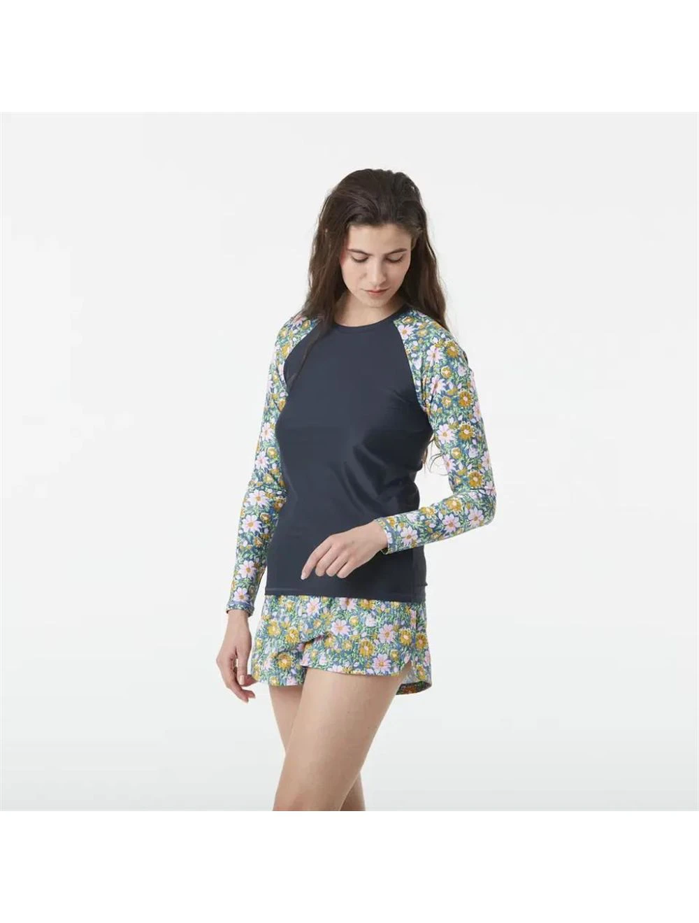 That is a Rashguard;  Picture Moonbee w lycra C Myosotis Print
