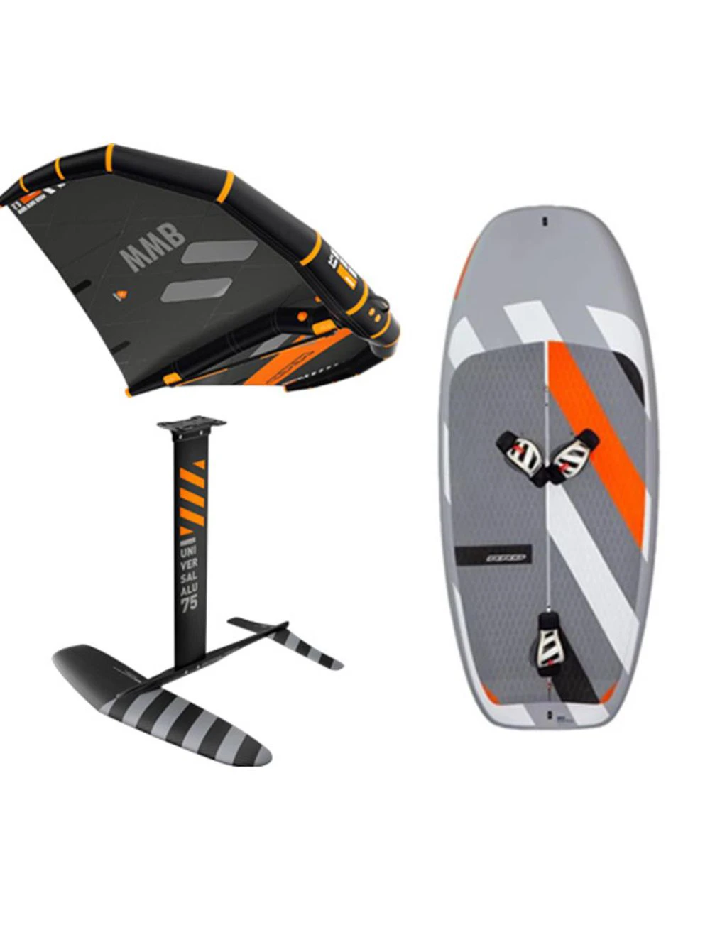 WINGFOIL SET Y27/28 Boom Beluga LTE+Wing+Foil black