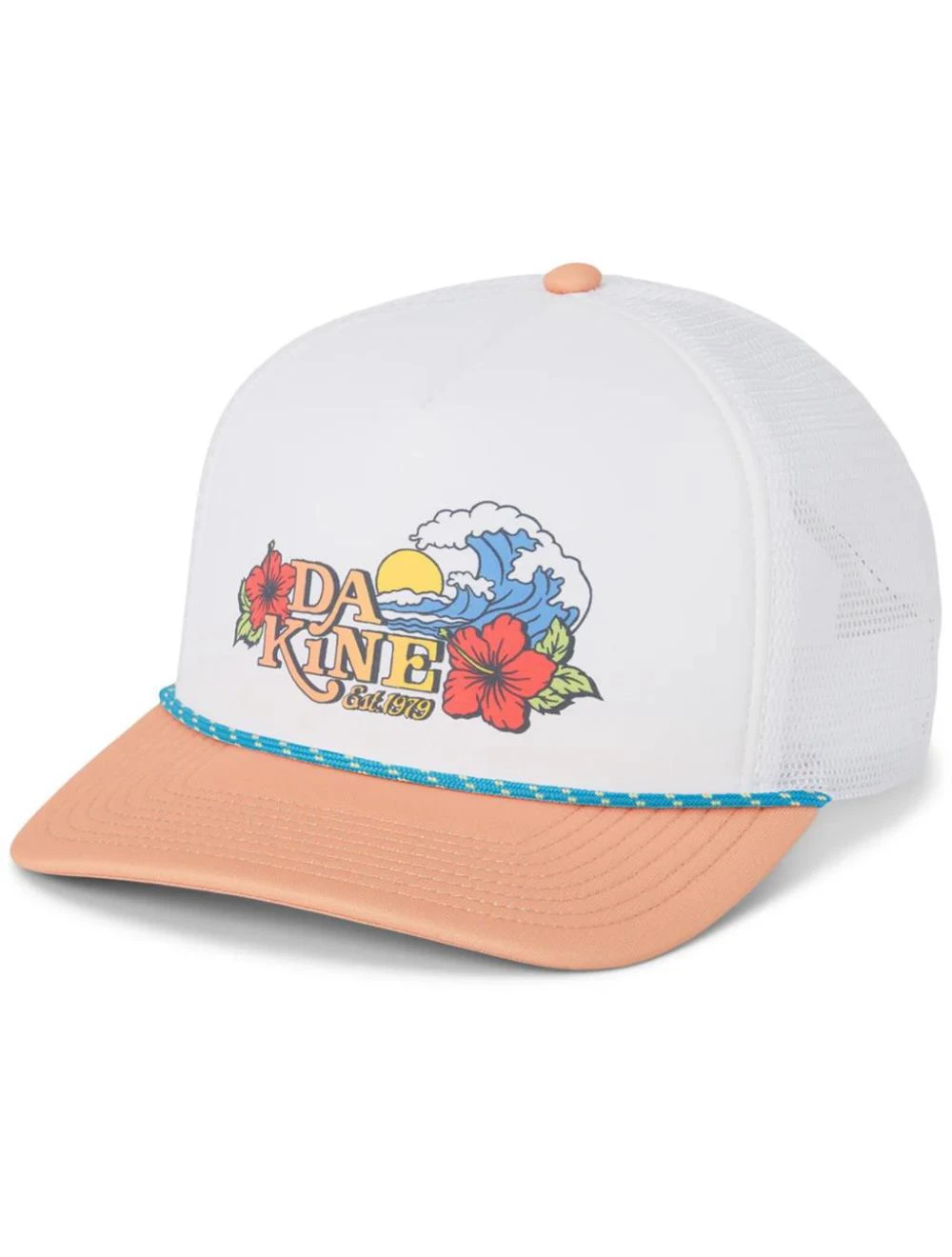 That is a Cap DaKine Vacation Trucker Hawaiian Wave