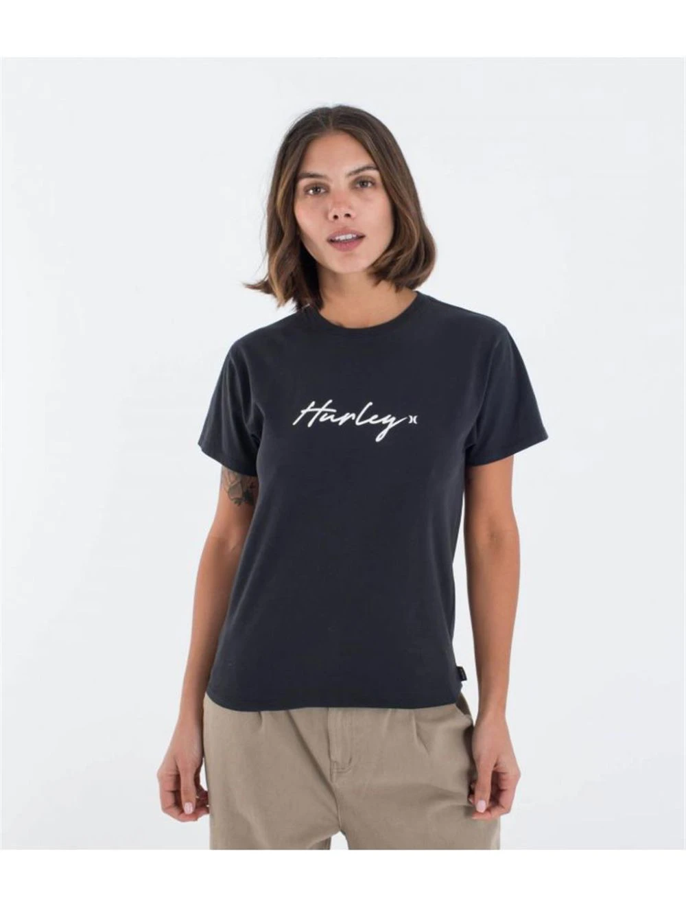 That is a Shirt Hurley Organic Script Only Tee Black