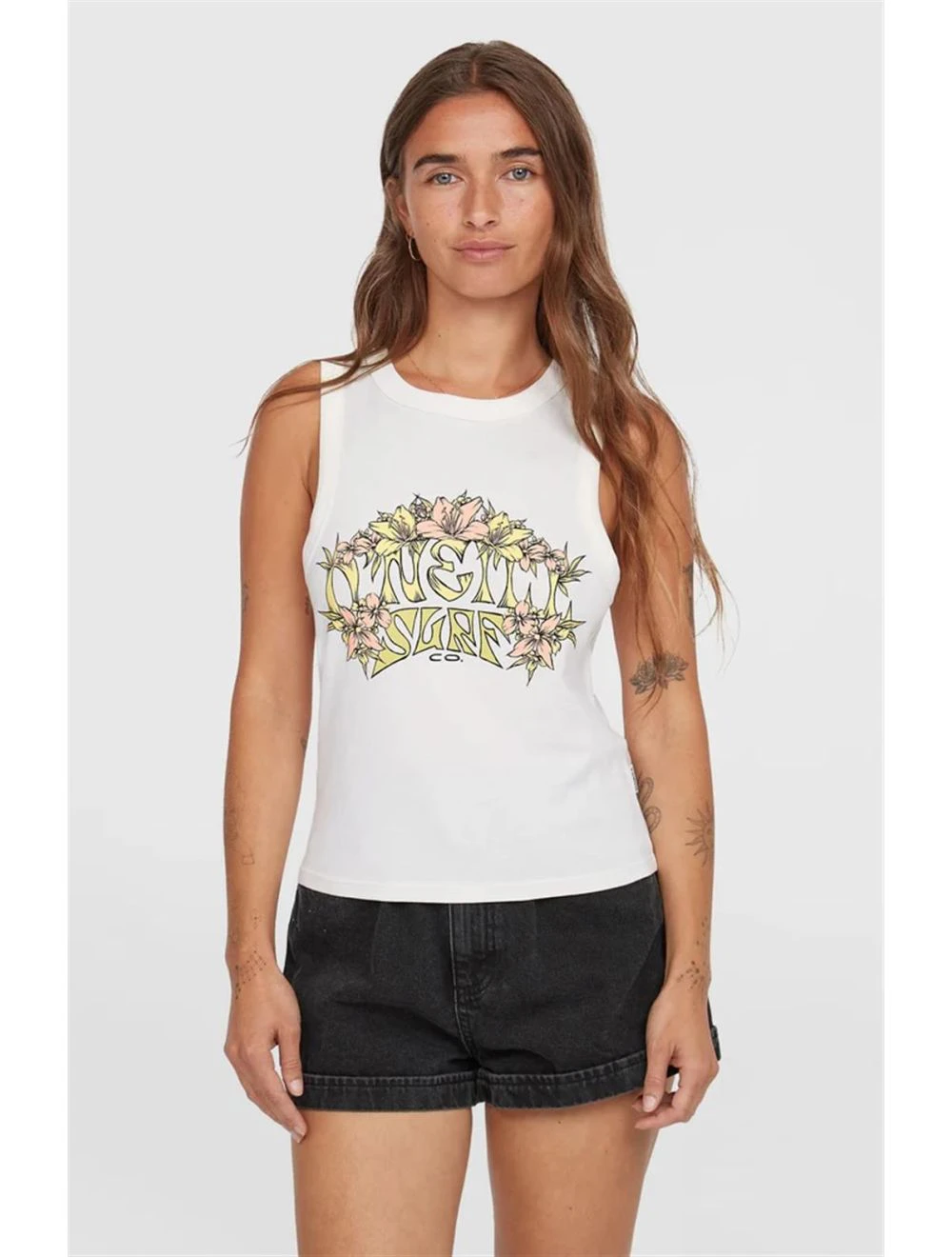 That is a Top; Shirt O'Neill Graphic Tank Top snow white