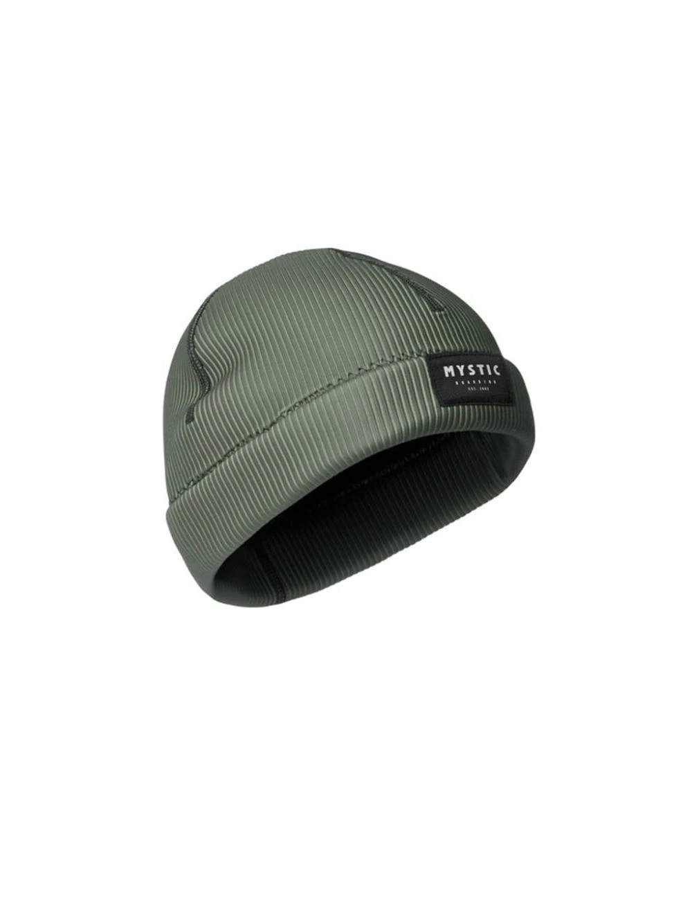 That is a Surf Hood Mystic Beanie Neoprene 2mm Dark Olive Dark Olive