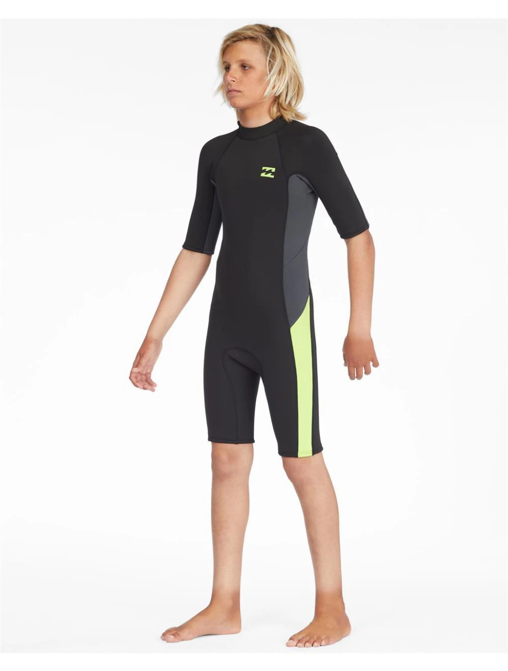 That is a Wetsuit; Surfsuit Billabong 202 Absolute FL Springsuit Youth sth stealth