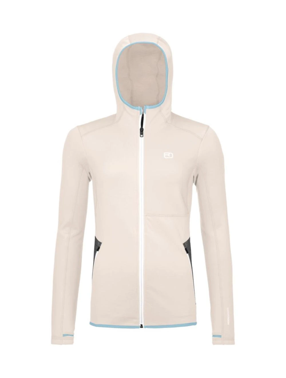 That is a Fleece Sweater Ortovox Fleece Hoody W white chalk