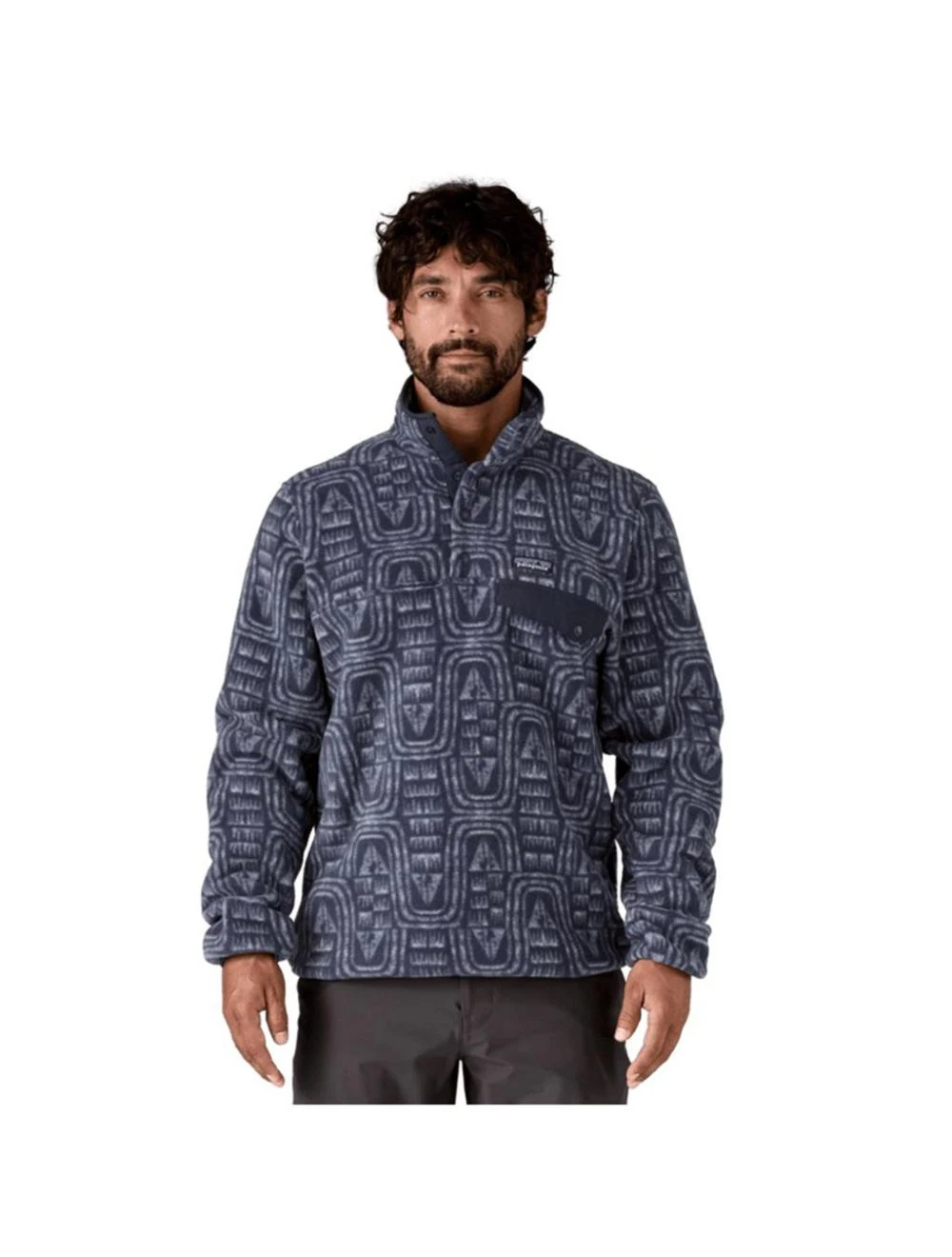 That is a Fleece Patagonia M's LW Synch Snap-T P/O Flow: Sunken Blue