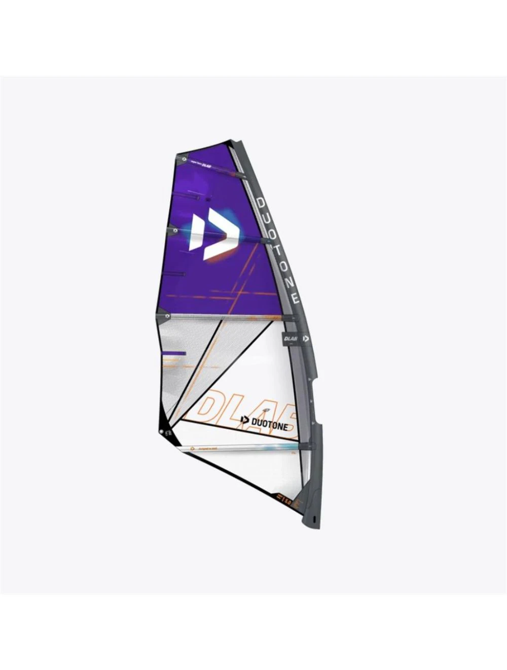 That is a Windsurfingsail;Sail Duotone Super Hero D/Lab 2026 c11 violet white c11 violet white
