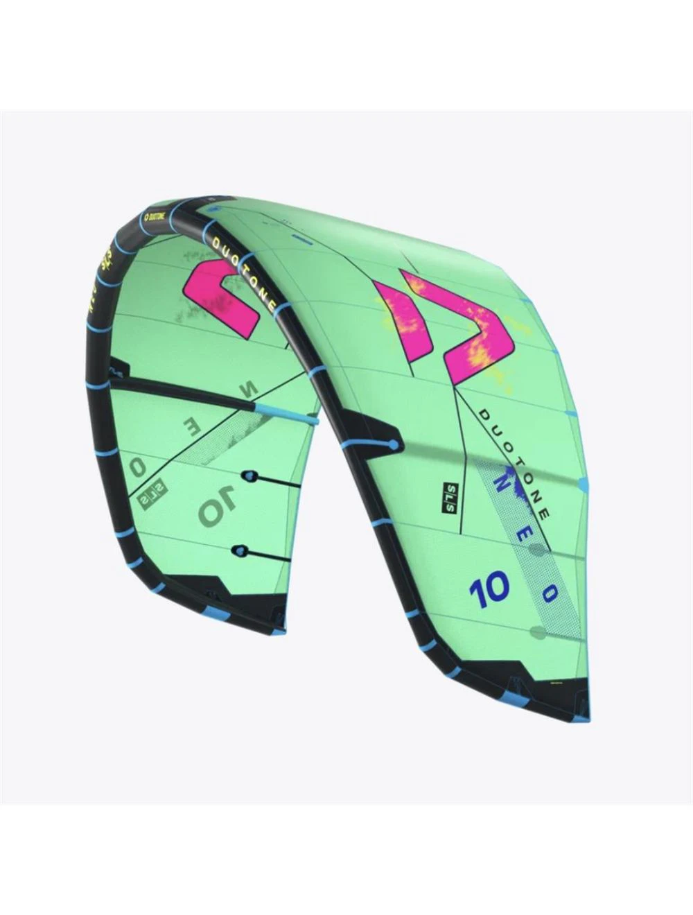 That is a Kite Duotone DTK Neo SLS 2026 c10 green pink c10 green pink