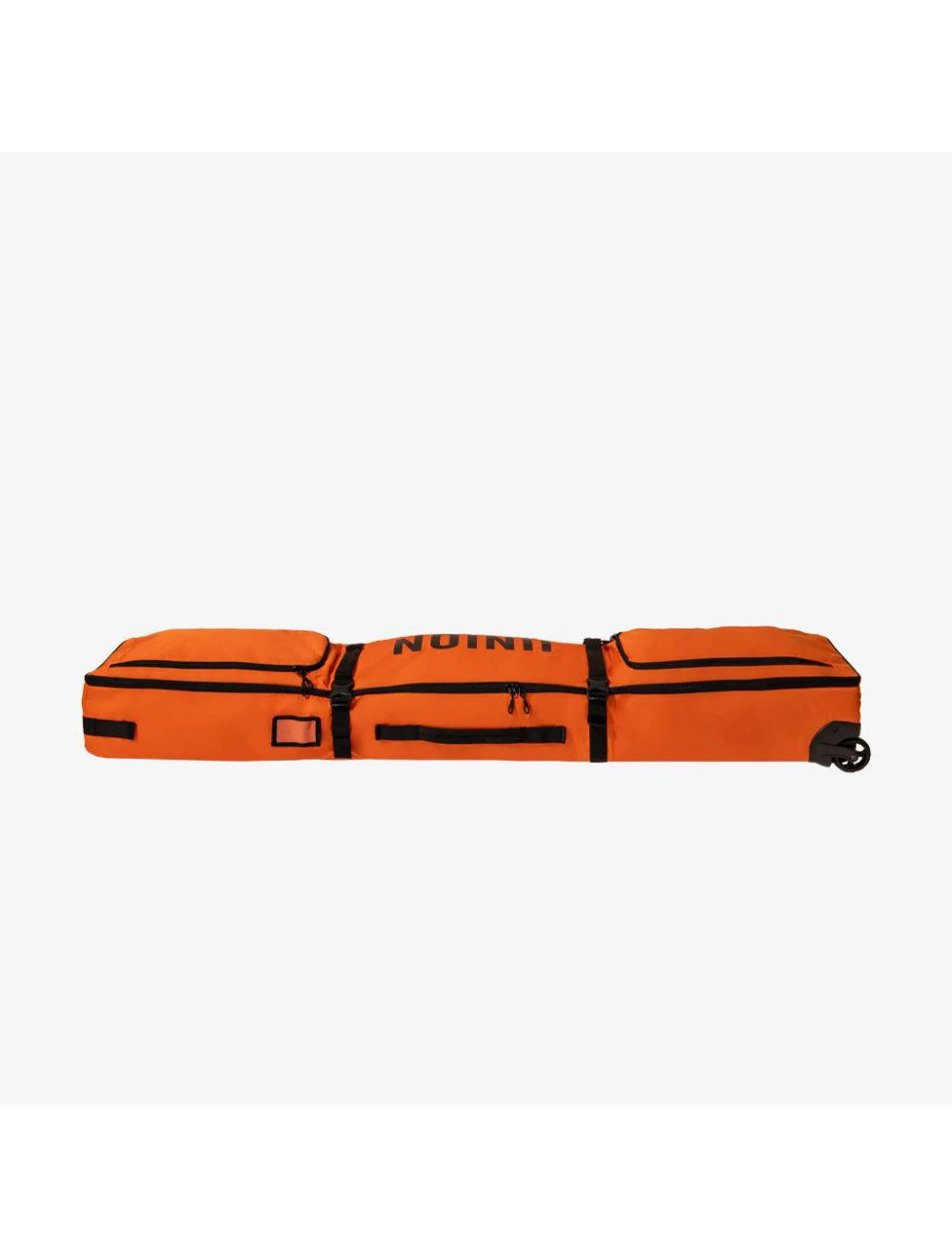 That is a Snowboard Bag Union Wheeled Board Bag Orange Orange