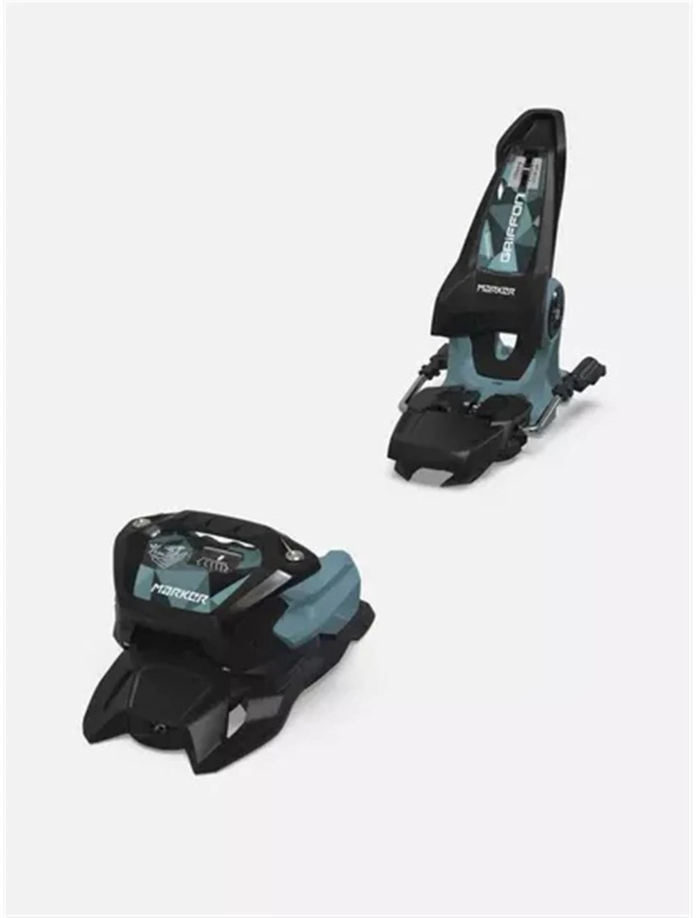 That is a Skibindings; Marker Griffon 13 black/powder blue black/powder blue