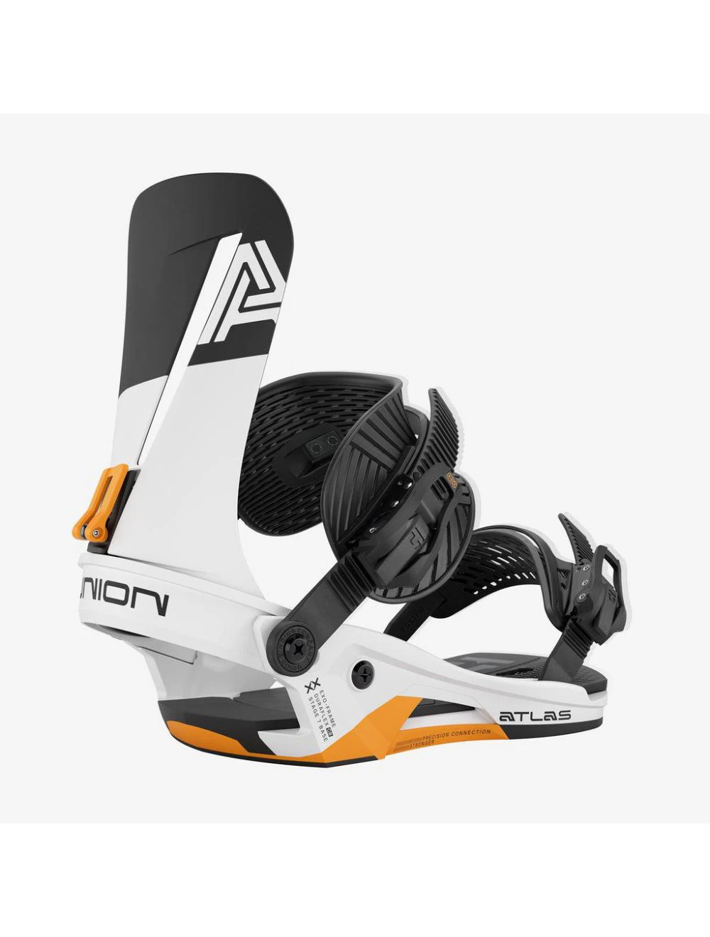 That is a Snowboard Bindings; Union Atlas White/Orange White/Orange
