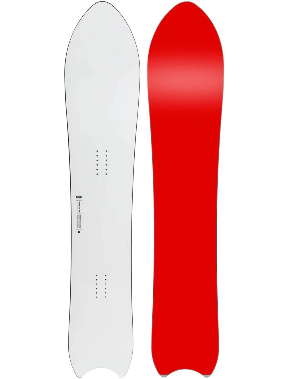 That is a Snowboard; Korua Shapes Pencil Brushed Brushed