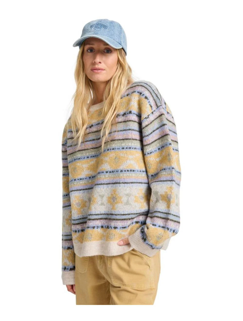 That is a Pullover; Crew Billabong Camp Sweater (WCP) Whitecap Whitecap