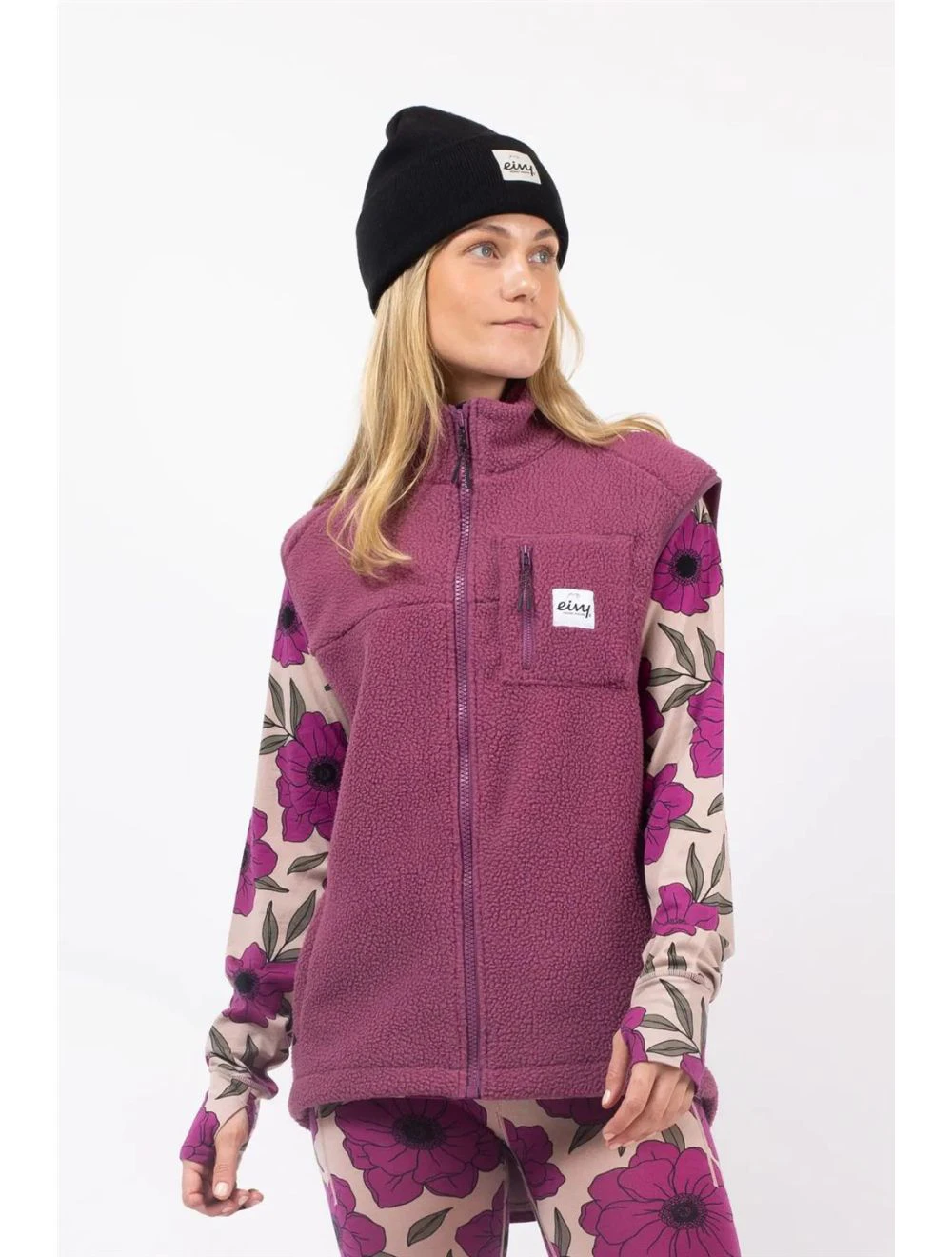 That is a Jacket Eivy Lumberjackie Sherpa Vest Pinkgundy Pinkgundy