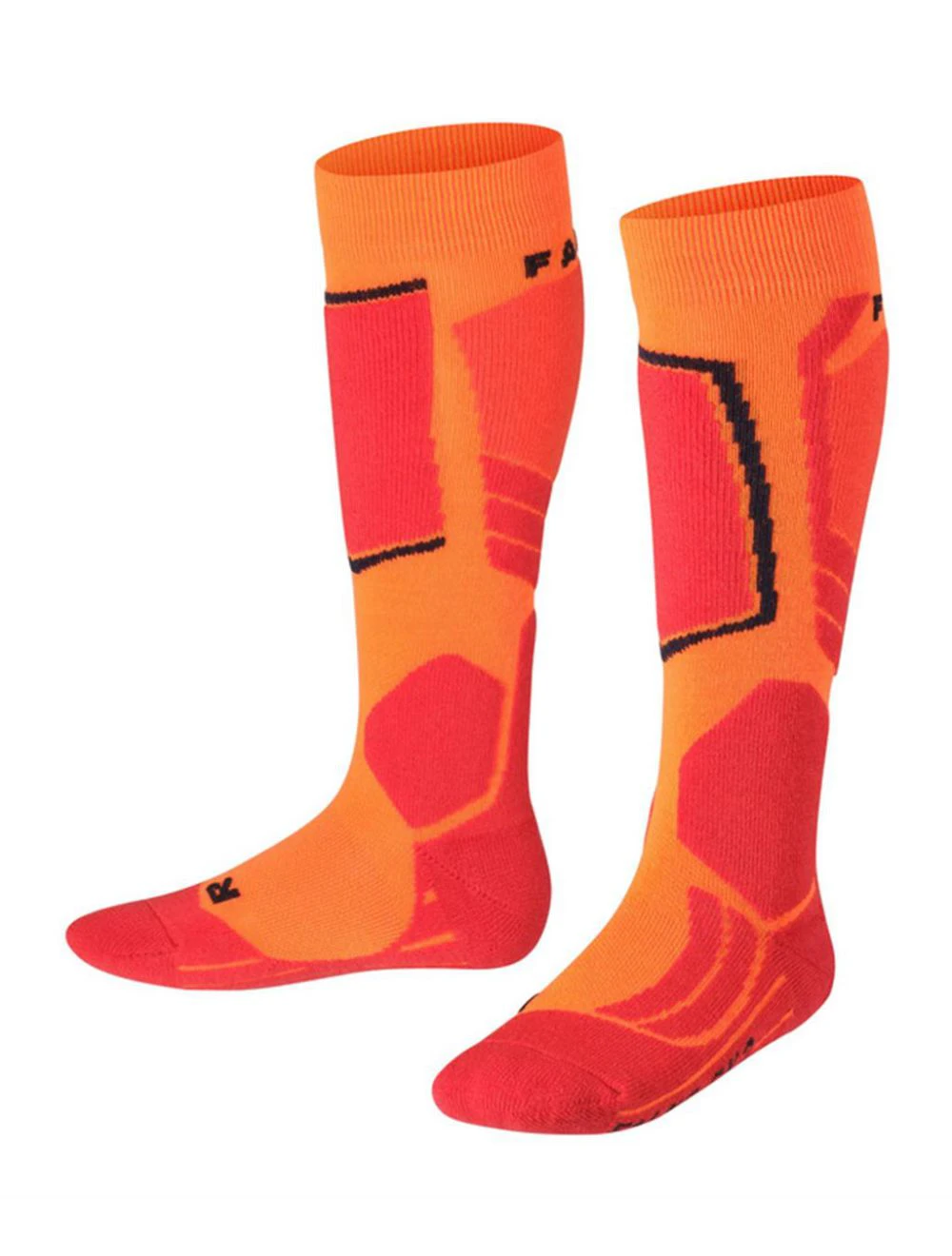 That is a Skisocks;Snowboardsocks;Socken;Wintersport Falke SK2 Intermediate Kids 11432 Flash Orange 8034 Flash Orange 8034