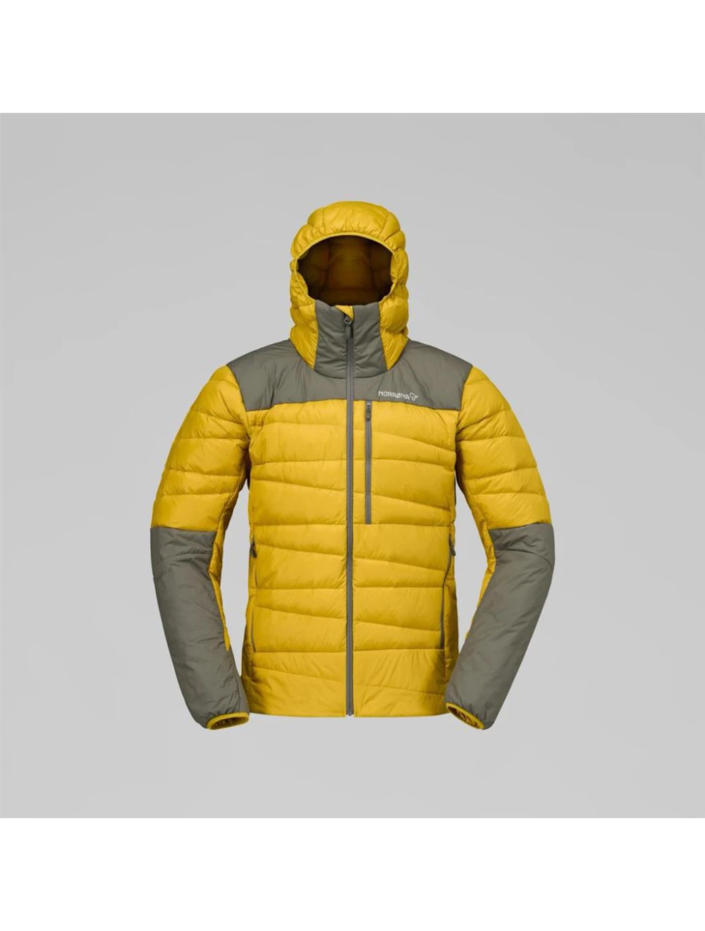 That is a Midlayer; Downjacket Norrona falketind down750 Hood golden palm