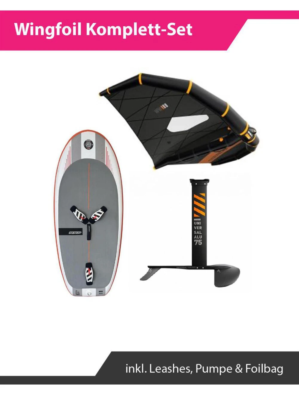 Air Beluga 160L + WindWing Y27 5m + Universal SW Alu