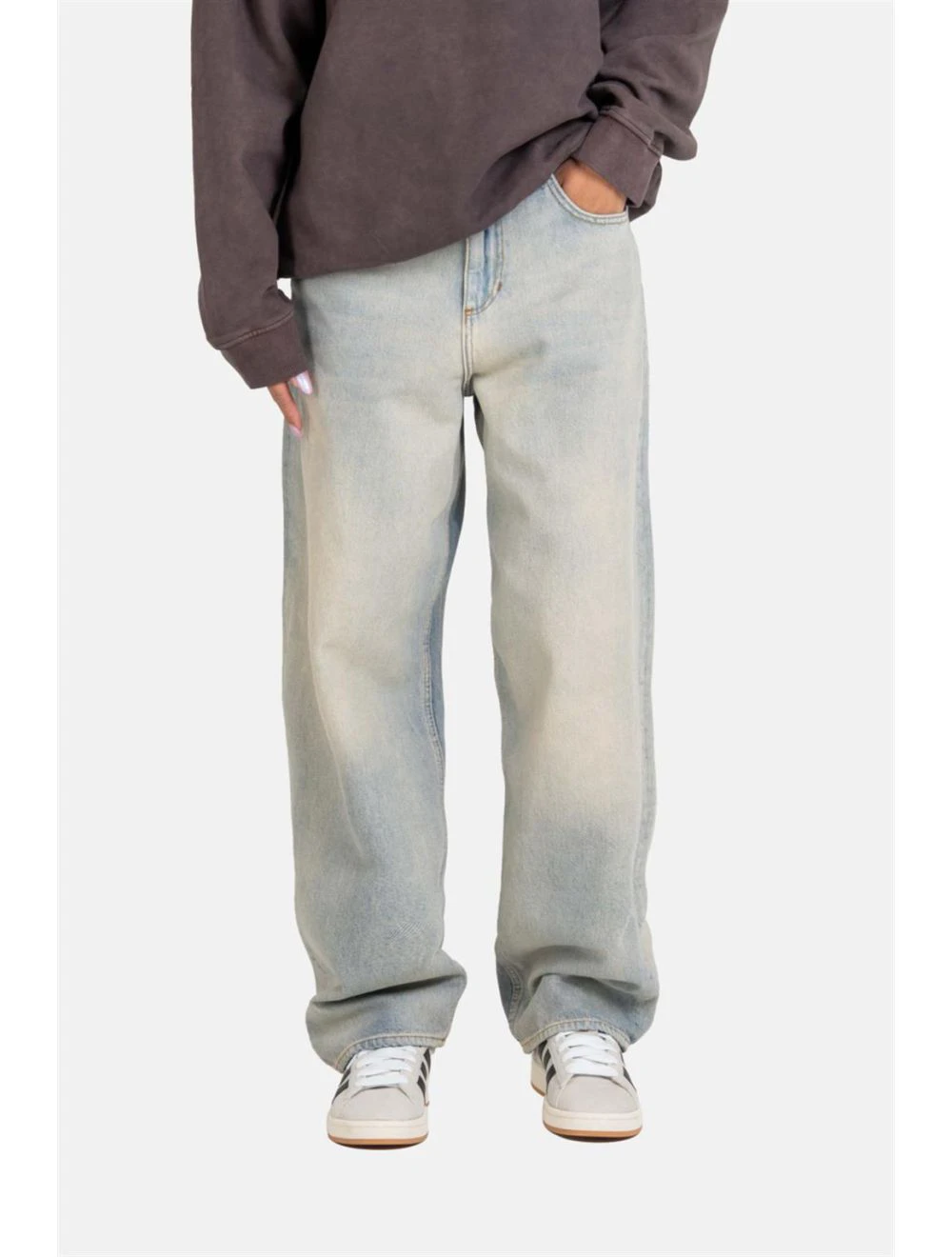 That is a Pants Reell Women Chloe Baggy faded light blue faded light blue