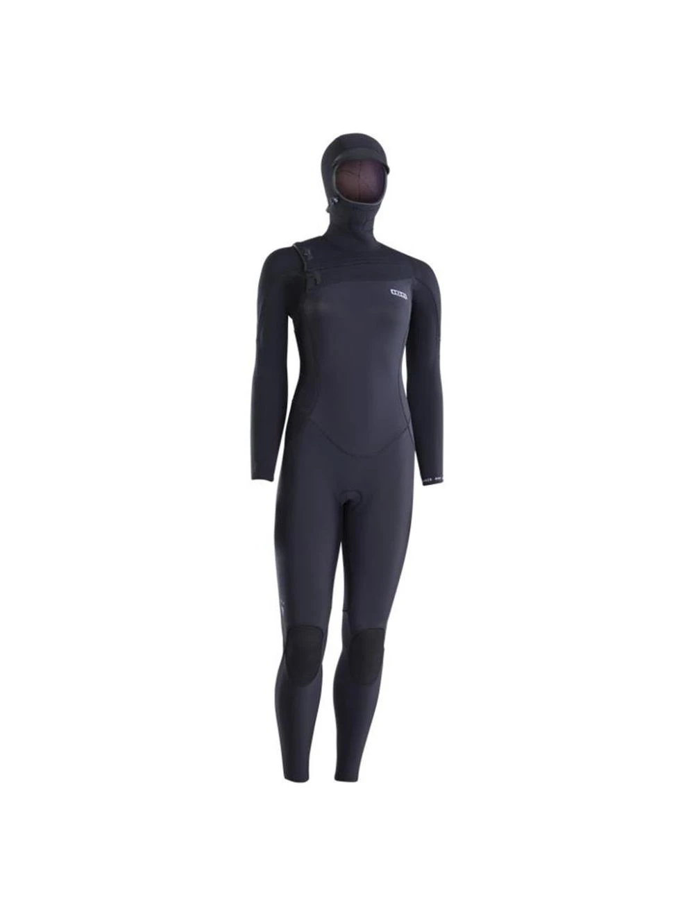 That is a Wetsuit;Neoprene Suit; ION Essentials Amaze Amp 6/5 Hood Front Zip Black Black