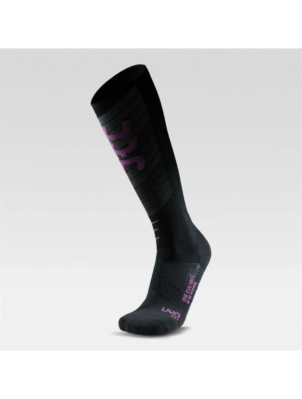 That is a Skisocks;Snowboardsocks;Socken;Wintersport UYN Woman Ski Evo Race One Socks Black/Purple Black/Purple