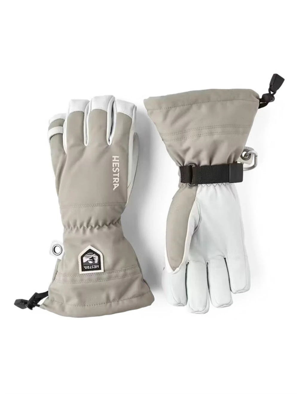 That is a Skigloves;Snowboard.gloves Hestra Army Leather Heli Ski - 5 finger khaki