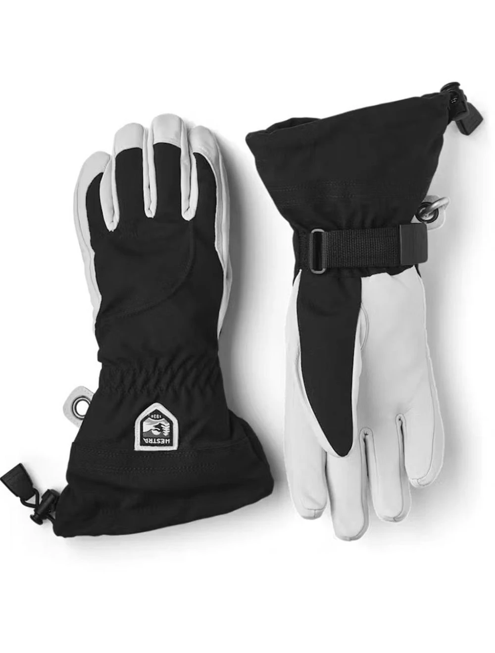 That is a Skigloves;Snowboard.gloves Hestra Heli Ski female - 5 finger Black