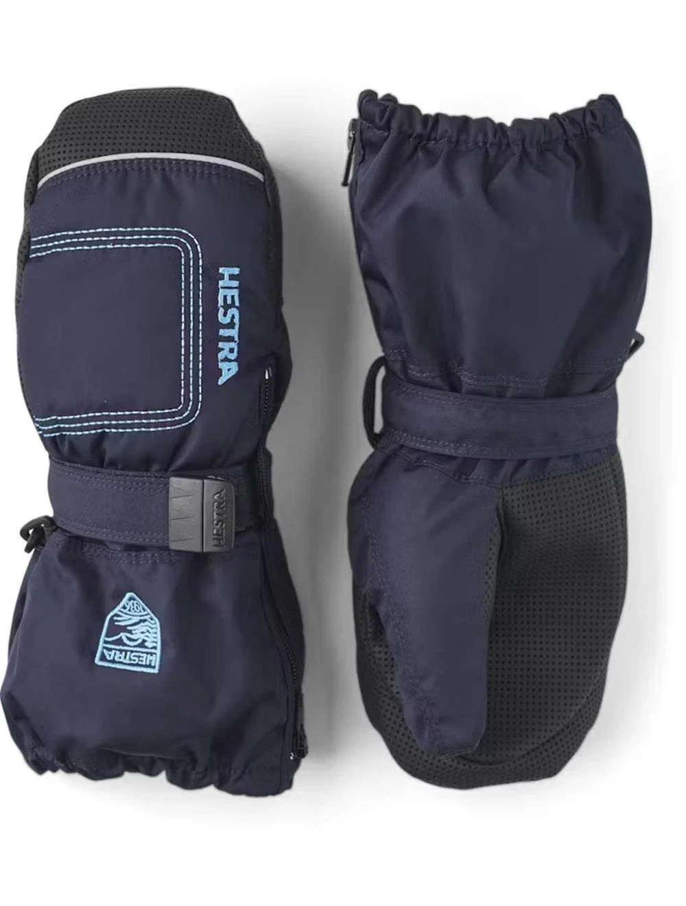 That is a Skigloves;Snowboard.gloves Hestra Baby Zip Long - mitten dark navy