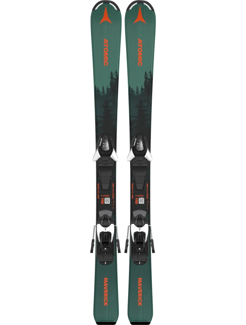 That is a Skis; Atomic Maverick JR 100 -120 + C 5 GW