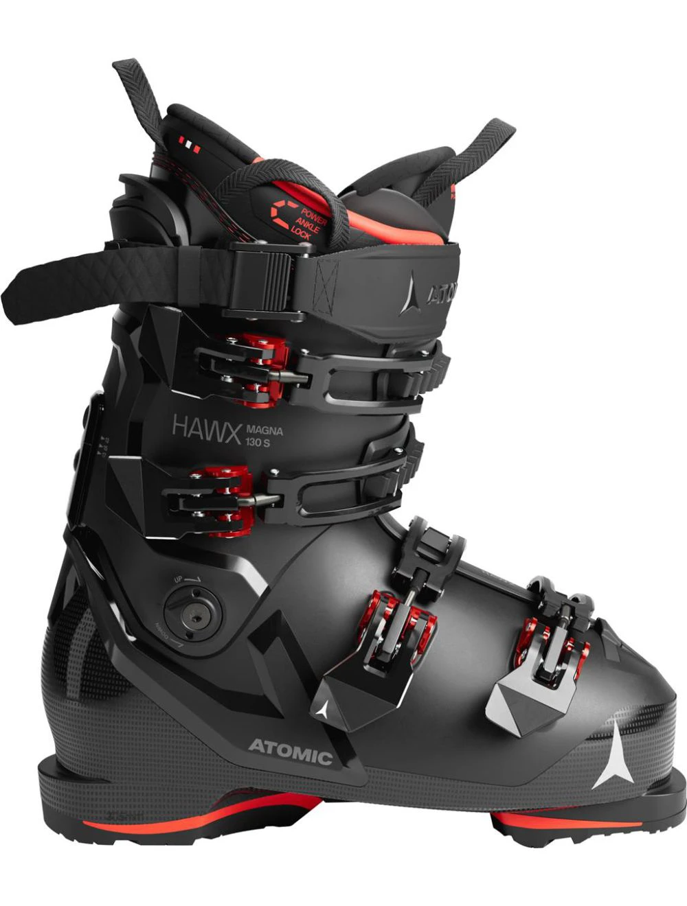That is a Skiboots Atomic Hawx Magna 130 S black red