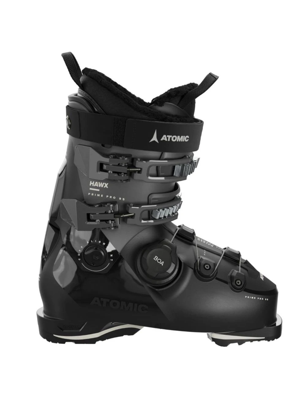 That is a Skiboots Atomic Hawx Prime PRO 95 BOA