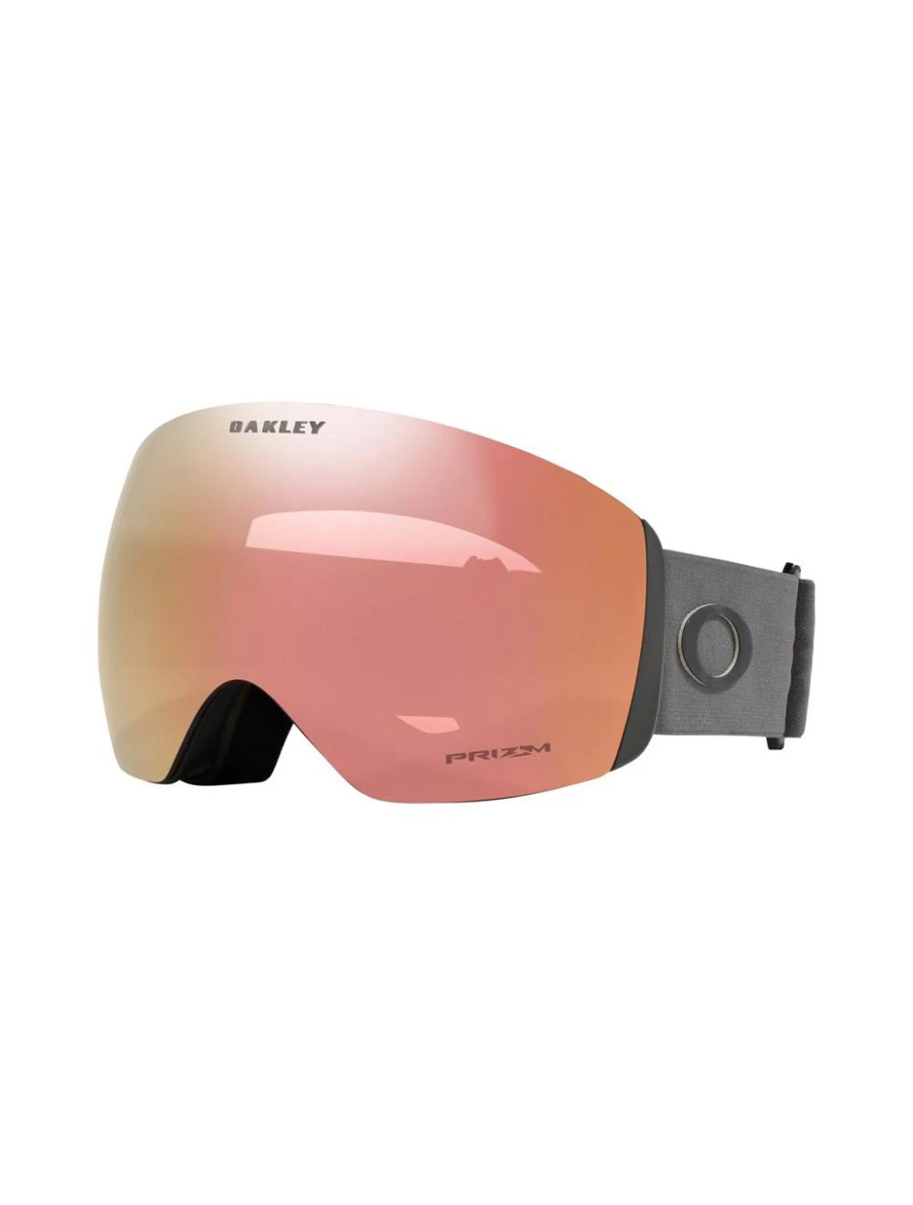 That is a Snowgoggles Oakley Flight Deck L Forged Iron Prizm Rose Gold Prizm Rose Gold