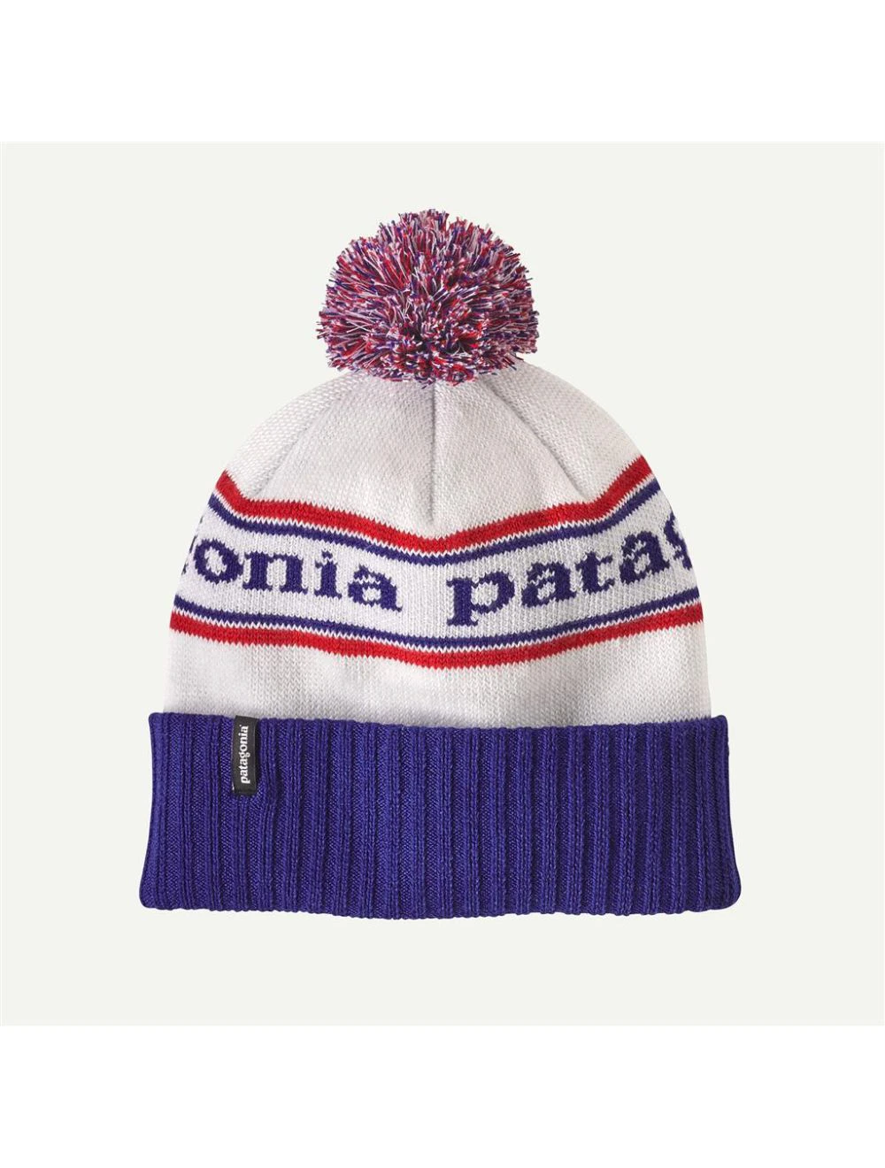 That is a  Patagonia Powder Town Beanie Park Stripe: Viking Blue Park Stripe: Viking Blue