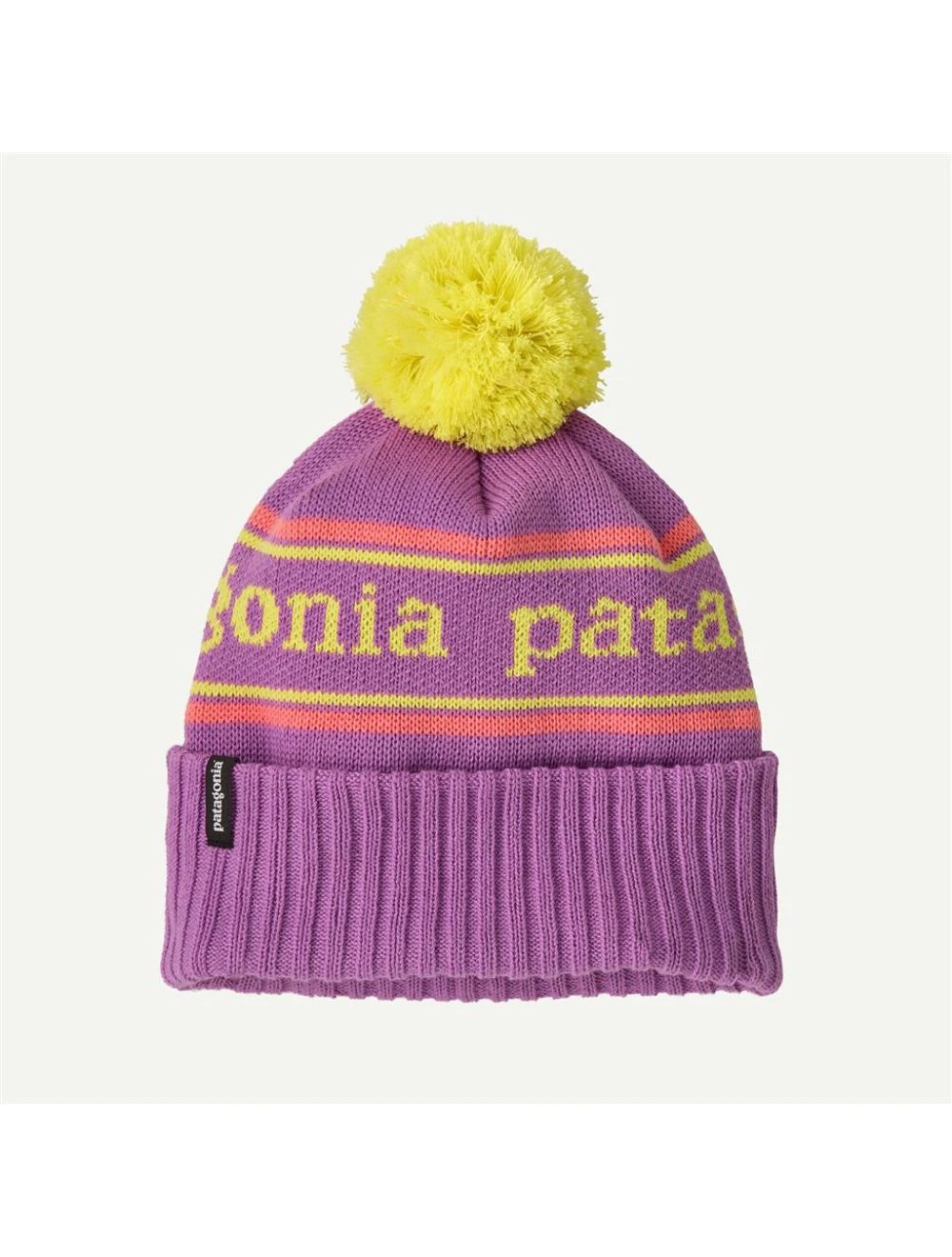 That is a Beanie Patagonia K's Powder Town Beanie Park Stripe: Brisk Purple