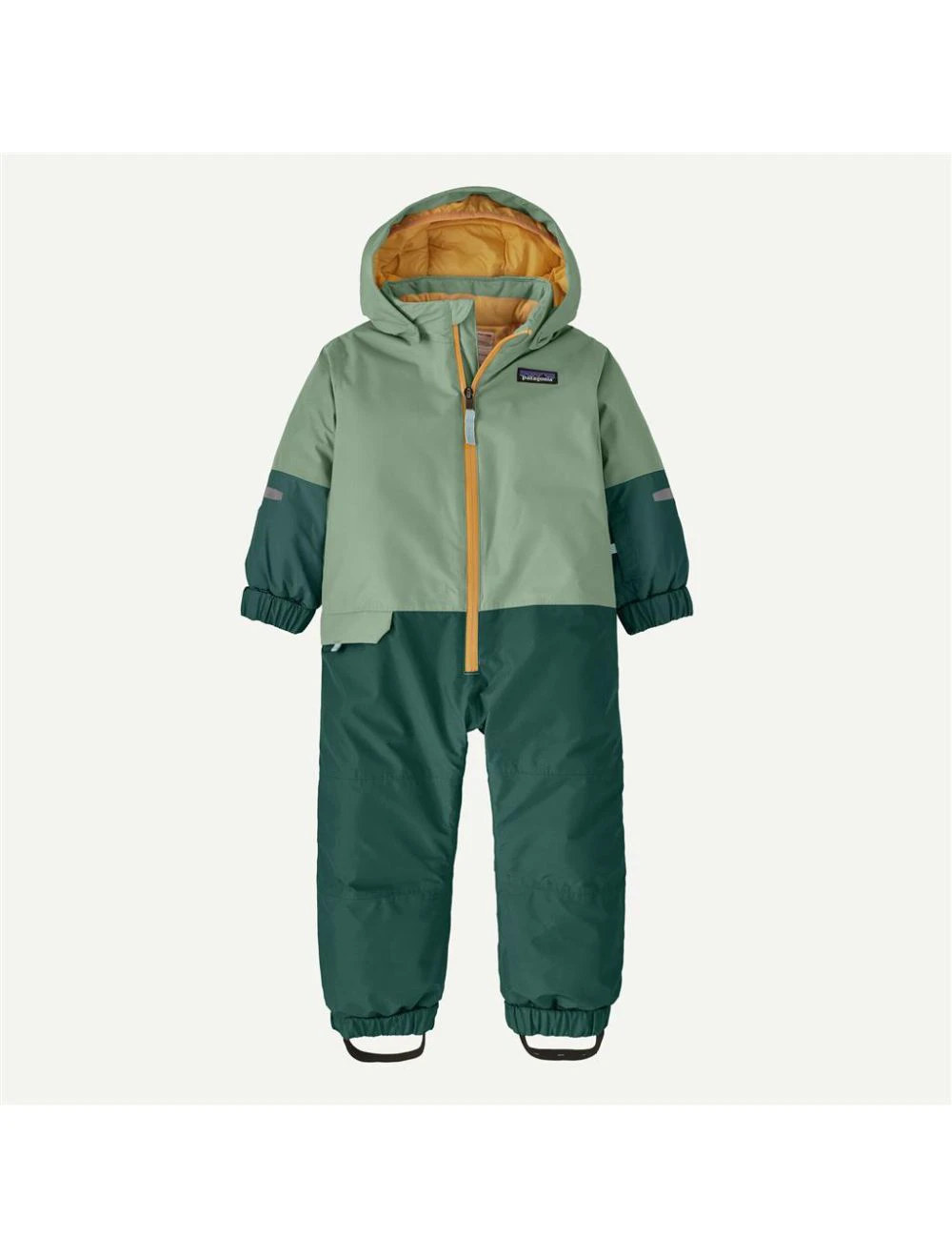 That is a Snowboard Jacket; Ski Jacket; for Kids Patagonia Baby Snow Pile One-Piece Ellwood Green Ellwood Green
