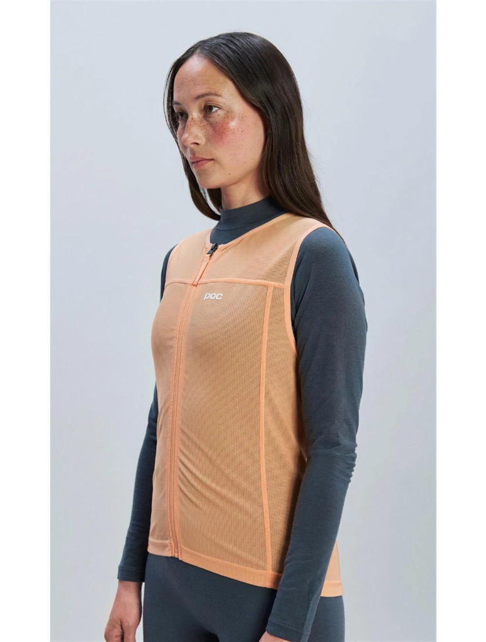 That is a Back Protector POC W's VPD Air Vest Apricot Sunstone Apricot Sunstone