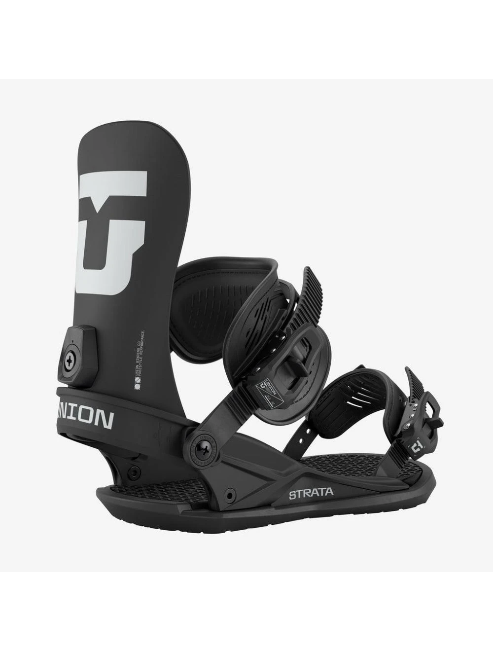 That is a Snowboard Bindings; Union Strata Union Black Black