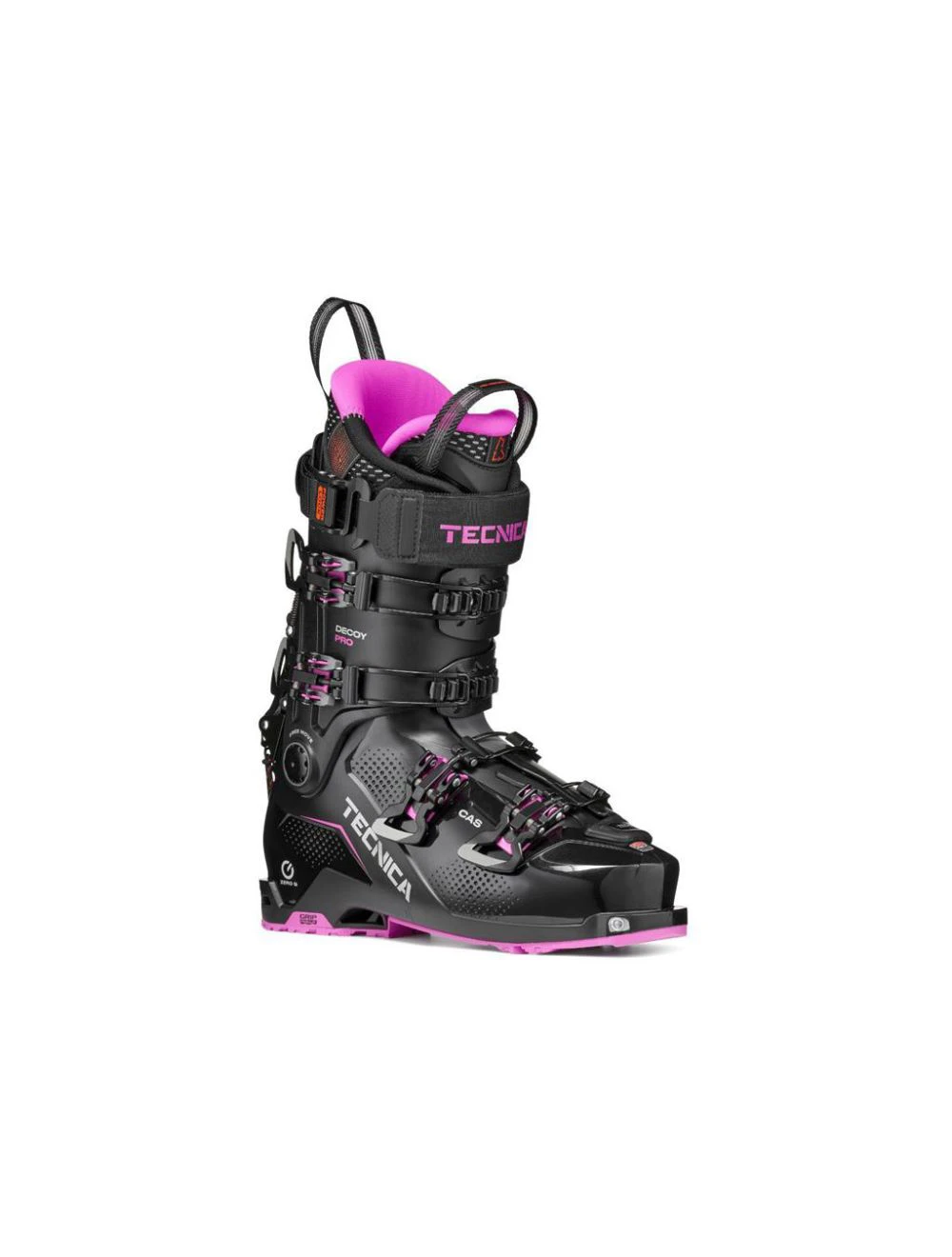 That is a Skiboots Tecnica Zero G Decoy Pro GW Black/Pink