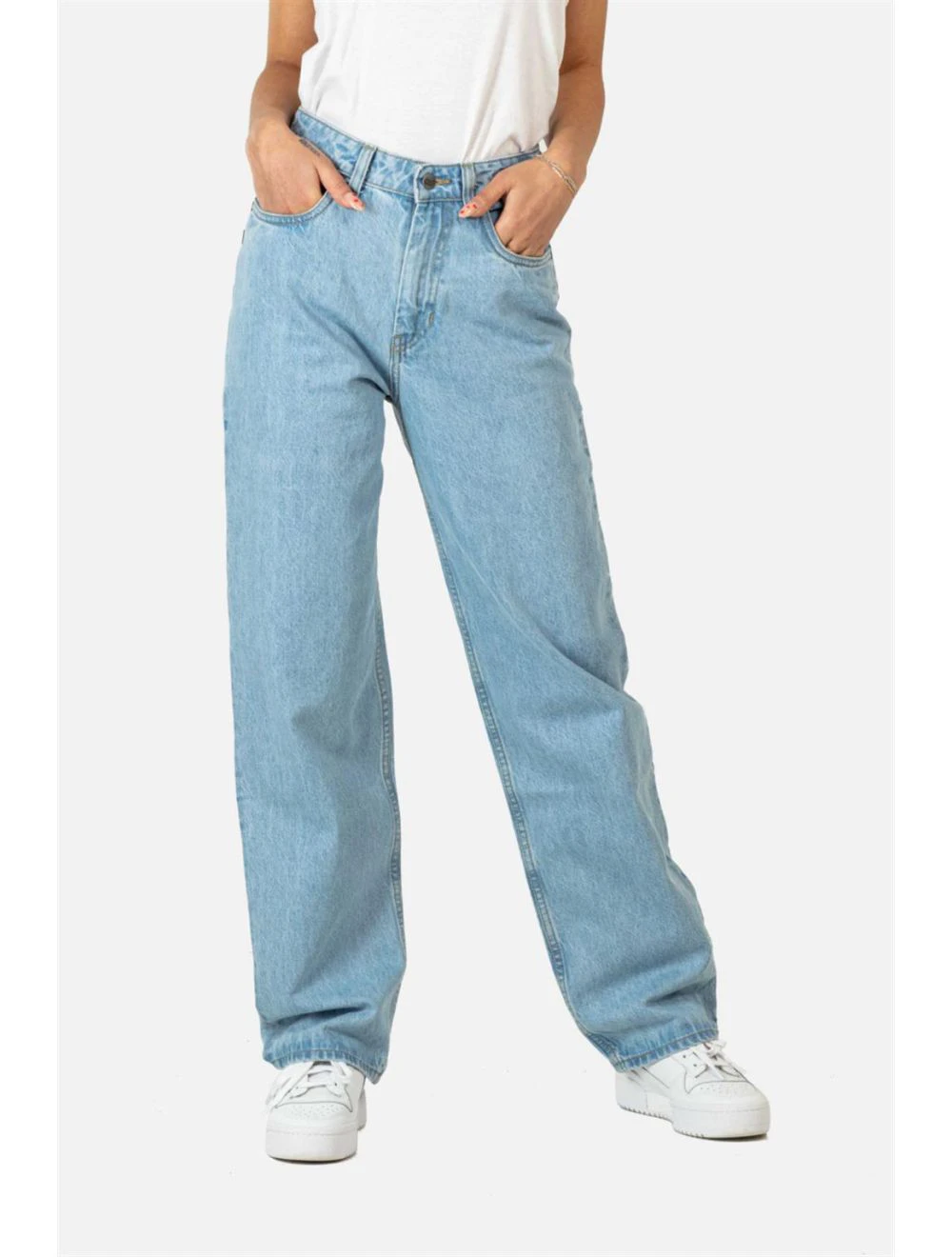 That is a Pants Reell Women Betty Baggy Origin light blue light blue