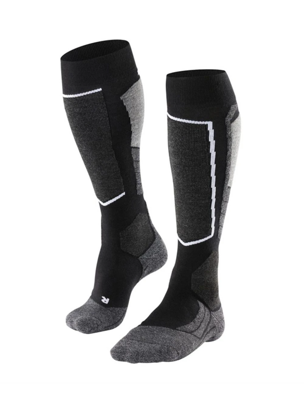 That is a Skisocks;Snowboardsocks;Socken;Wintersport Falke SK2 Intermediate  M 16522 Black-Mix 3010 Black-Mix 3010