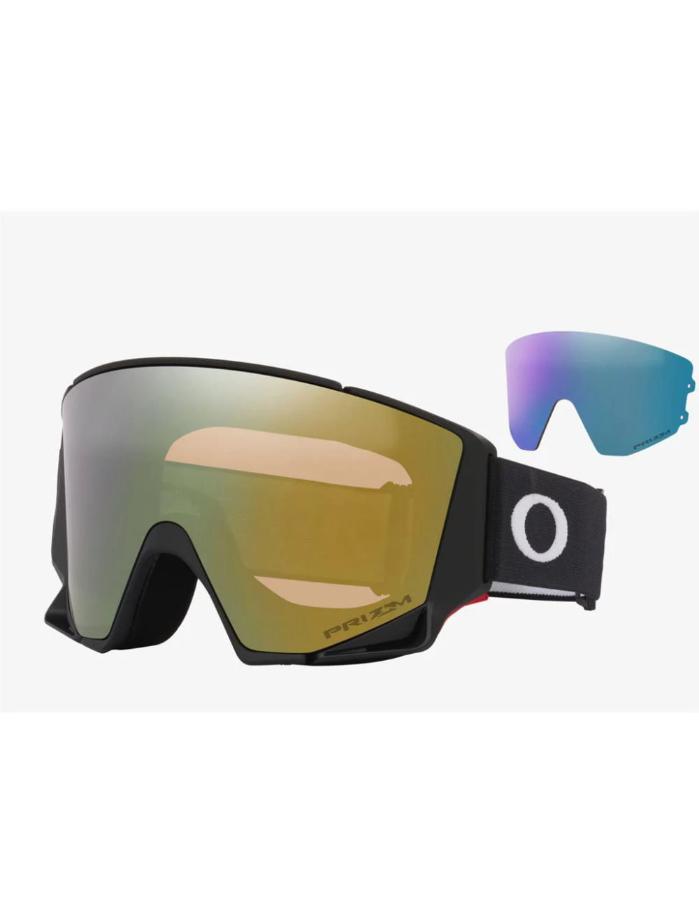 That is a Snowgoggles Oakley Flowscape M Matte Black Prizm Sage Gold & Iced Prizm Sage Gold & Iced